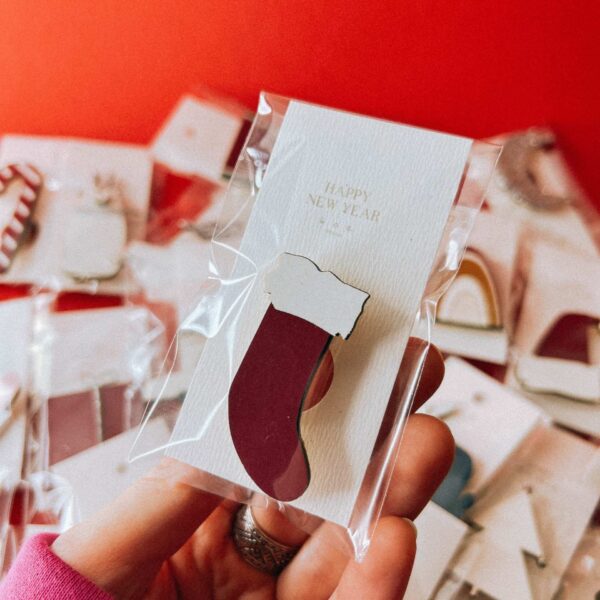 Прищепка на подарок "Носок", РБ