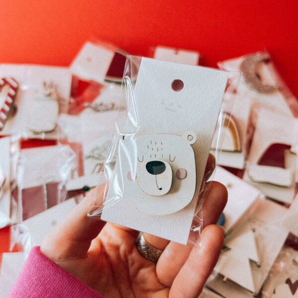 Прищепка на подарок "Мишка", РБ