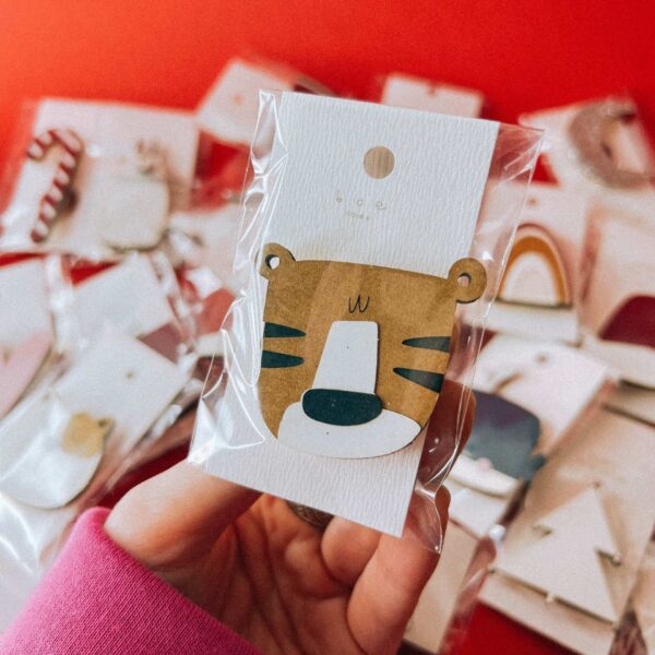 Прищепка на подарок "Тигр", РБ