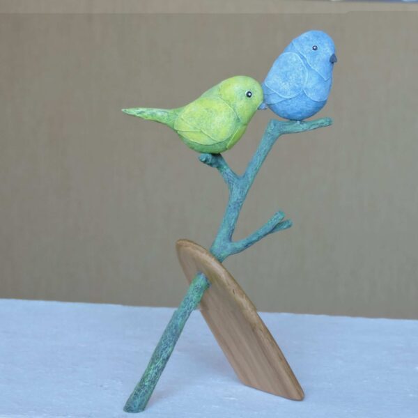 ИНТЕРЬЕРНАЯ СКУЛЬПТУРА "ДВЕ ПТИЧКИ"