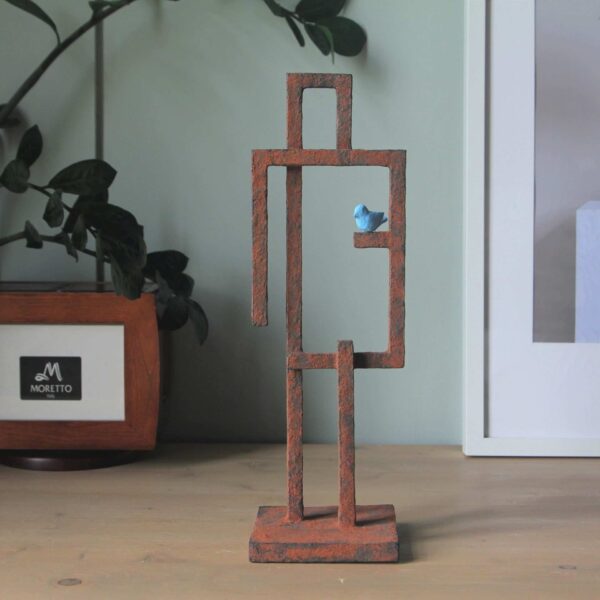 ИНТЕРЬЕРНАЯ СКУЛЬПТУРА "ПТИЧЬЕ СЕРДЦЕ"