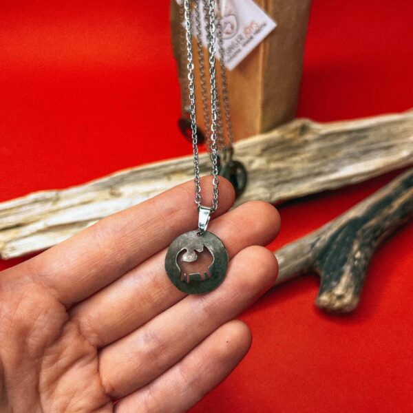 Металлический кулон "Кот", РБ