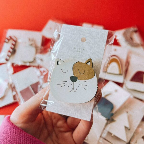 Прищепка на подарок "Кот", РБ