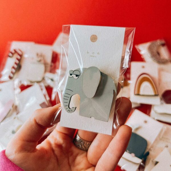 Прищепка на подарок "Слон", РБ