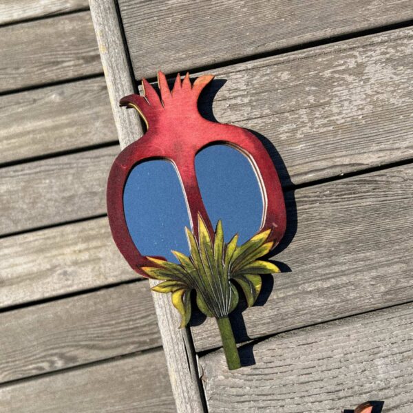 Деревянное зеркало "Гранат", арт. 2, РБ