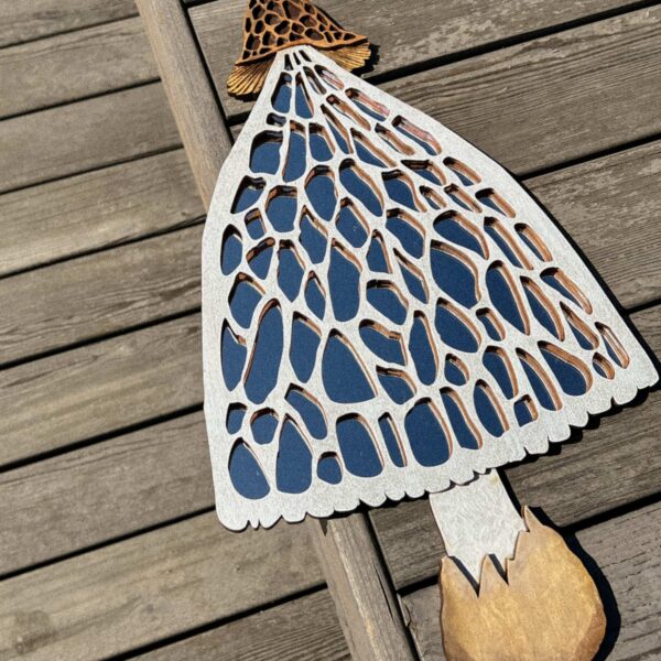 Деревянное зеркало "Сетконоска сдвоенная", РБ