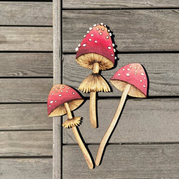 Декоративный гриб "Мухомор на тонкой ножке", в асс., РБ