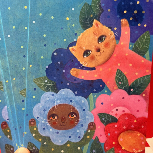 Открытка «Котята-цветочки», 10 × 15 см, РФ