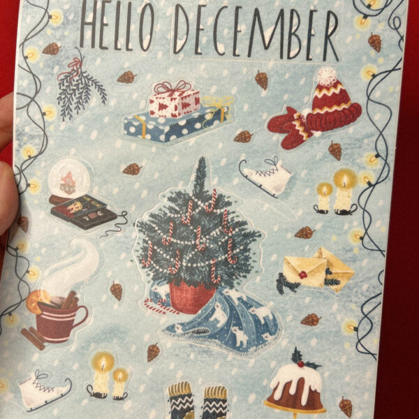 Стикер-пак "Декабрь", винил, А5, РФ