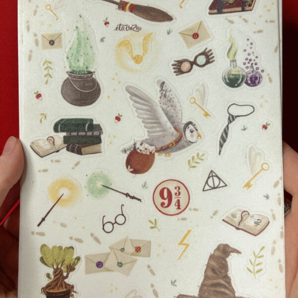 Стикер-пак "Гарри Поттер", винил, А5, РФ