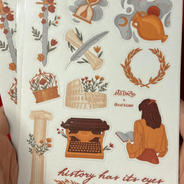 Стикер-пак "Рим", винил, А5, РФ