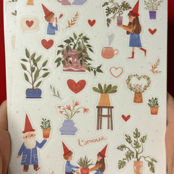 Стикер-пак "Amour", винил, А5, РФ