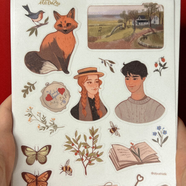 Стикер-пак "Энн", винил, А5, РФ