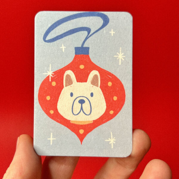 Мини-открытка «Новогодняя собачка», 5,5 × 8,5 см, РФ