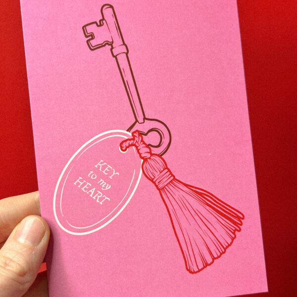 Открытка «Ключ к моему сердцу», А6, 10 × 15 см, РФ