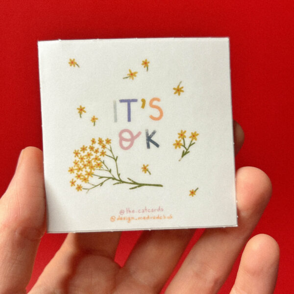 Одиночный стикер "Все хорошо", винил, РФ