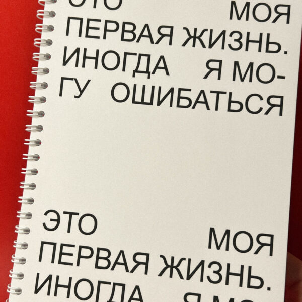 Блокнот "Это моя первая жизнь", А5, РФ