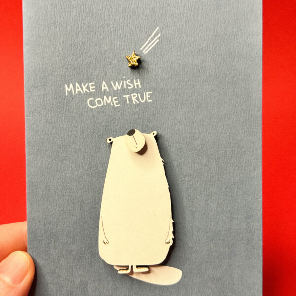 Объёмная открытка «Загадай желание и оно сбудется», 10 × 13 см, РФ