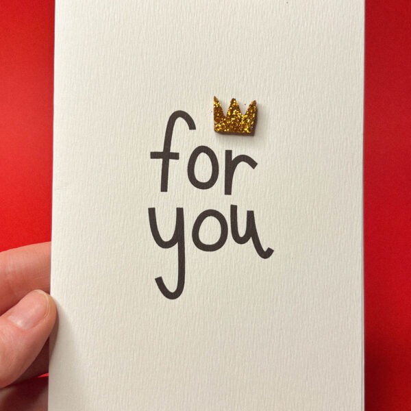 Объёмная открытка «Для тебя», 10 × 13 см, РФ