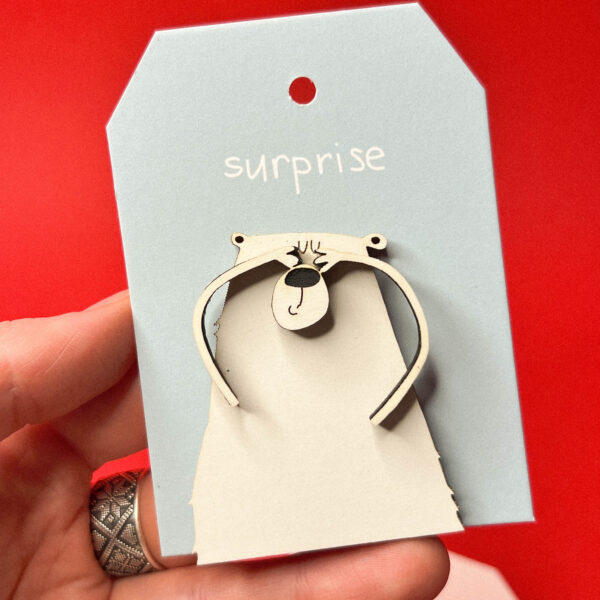 Объёмная бирка на подарок "Сюрприз", 6 х 8 см, РФ