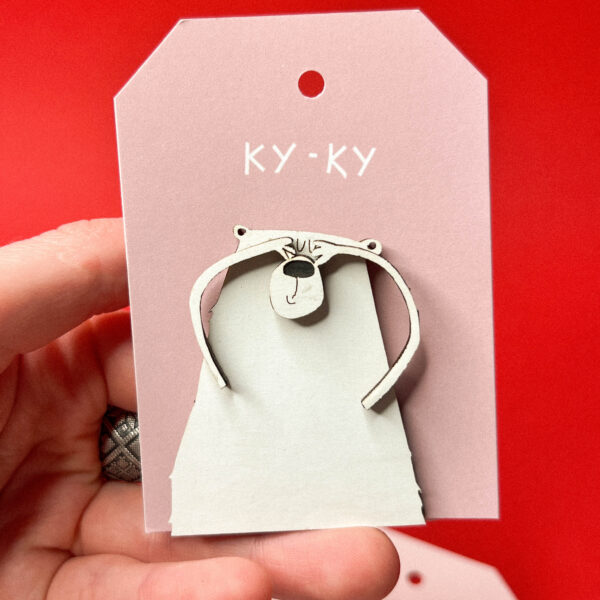 Объёмная бирка на подарок "Ку-ку", 6 х 8 см, РФ