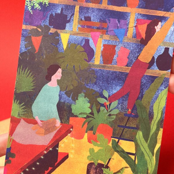 Открытка «Цветочный магазин», 10 × 15 см, РФ