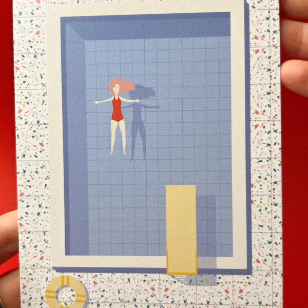 Открытка «Лето, отдых, бассейн», 10 × 15 см, РФ