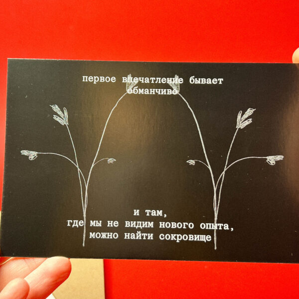 Открытка "Первое впечатление", 10 х 15 см, РФ