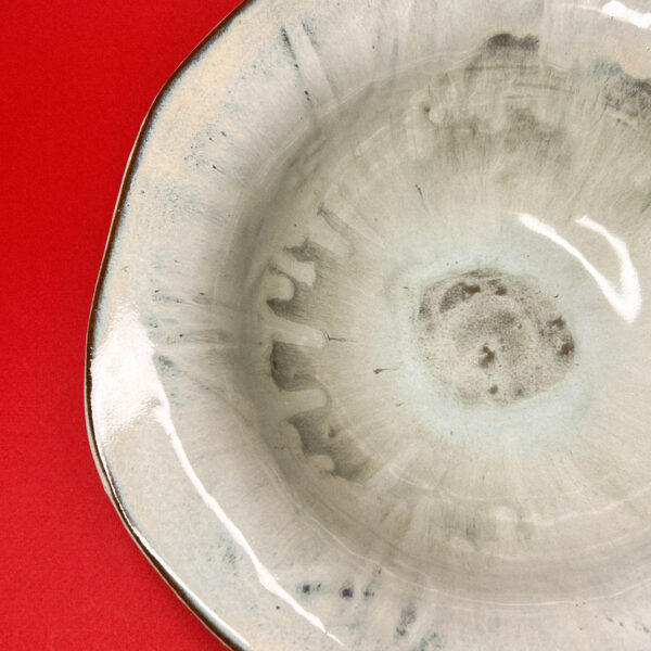 Керамическая миска с широким бортом "Роса", РФ