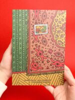 Скетчбук с мягкой обложкой, без линовки "Зверь на кресле", А5, 200 листов, РФ — изображение 3